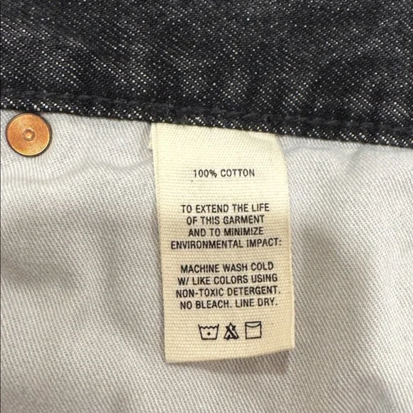 Alex Mill Dark Denim Straight Jeans - Picture 4 of 6